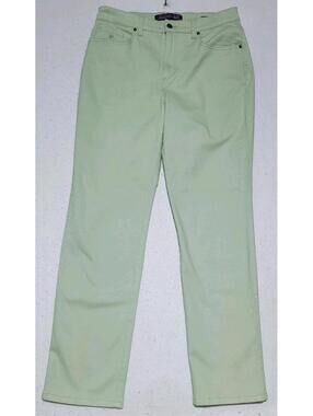 Gloria Vanderbilt Amanda Jeans Size 10 Green Denim